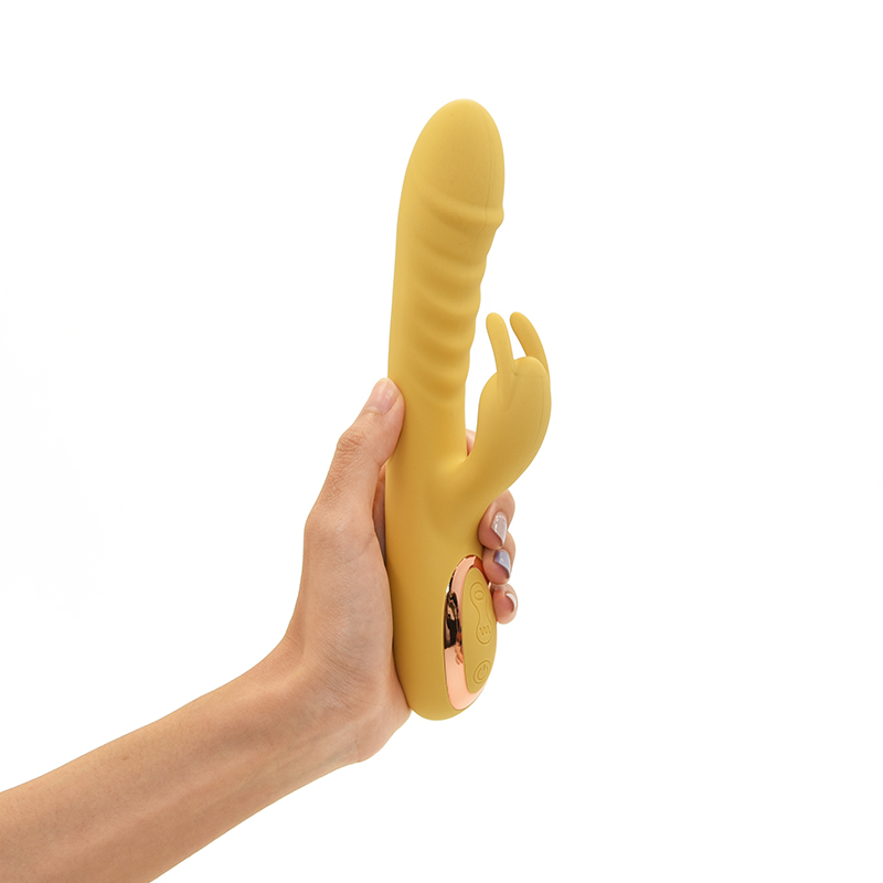 Fabrikspris Big Rabbit Dildo Thrusting Vibrator Sexleksak för kvinnor 10 frekvens vibrationer