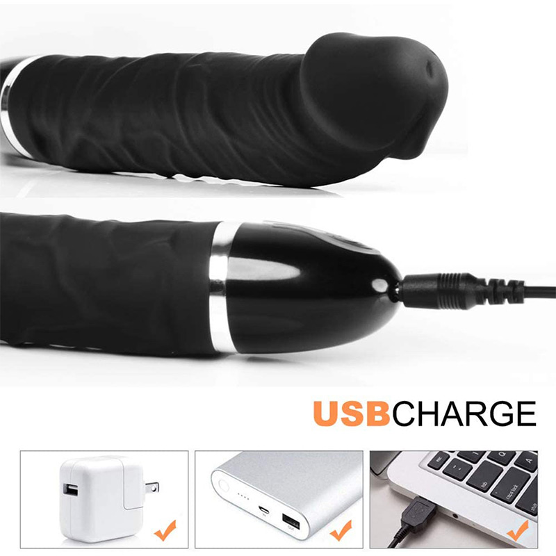 Uppladdningsbar Dildo Vibrator